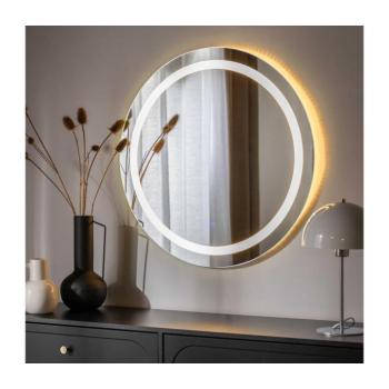 Zuma Line D2338-80-LED Fényerőszabályozható fürdőszobai LED-tükör, 36W/230V, 3000/4000/6000K, átmérő 80 cm, IP44 D2338-80 kép